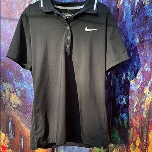 Nike Men's Black Polo Shirt